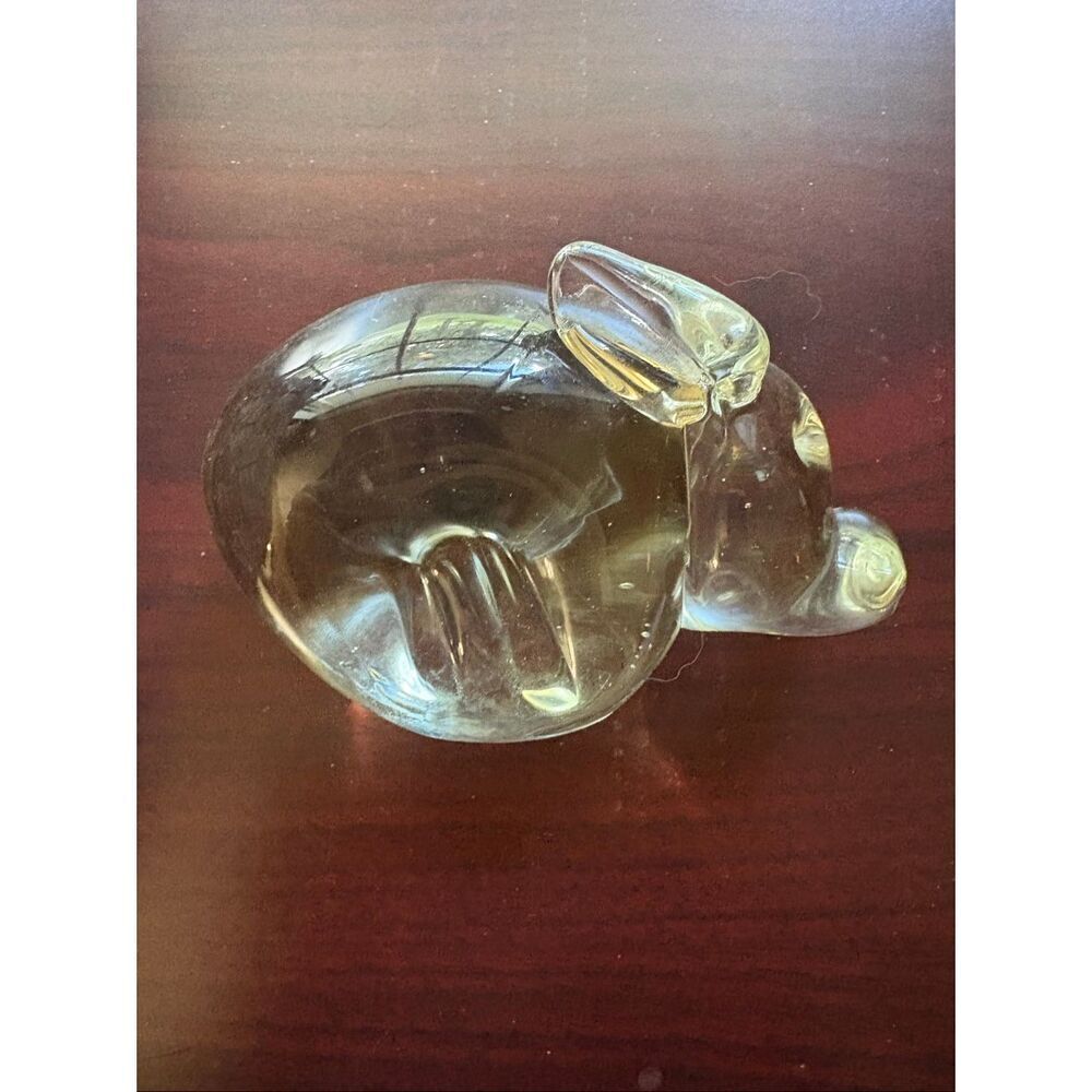 Glass Pig, Vintage, 1970’s, Unique